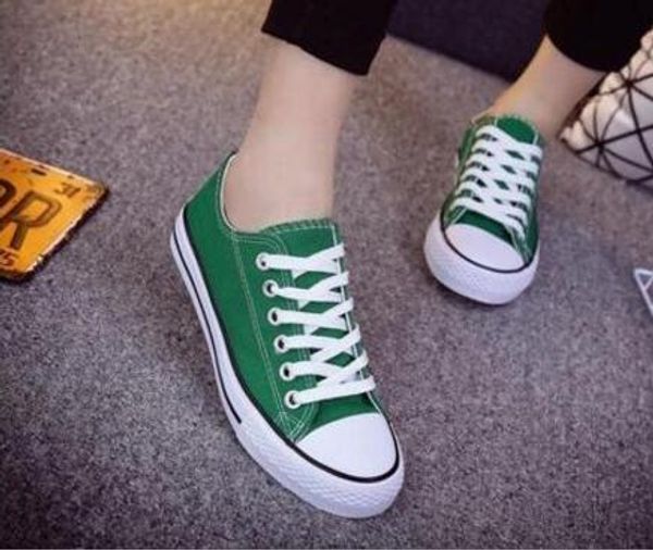 With Box High Quality 2019 Mens Womens Low Top Flats Canvas Shoes Classic Red Black Butter Ladies Trainers Designer Sneakers Size 35-44
With Box High Quality 2019 Mens Womens Low Top Flats Canvas Shoes Classic Red Black Butter Ladies Trainers Designer Sneakers Size 35-44