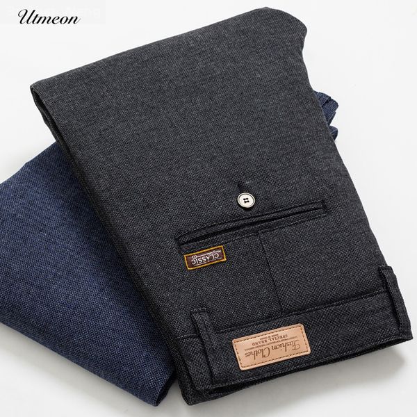 utmeon brand male clothes 2019 autumn new men's slim casual pants fashion elasticity business black trousers
utmeon brand male clothes 2019 autumn new men's slim casual pants fashion elasticity business black trousers