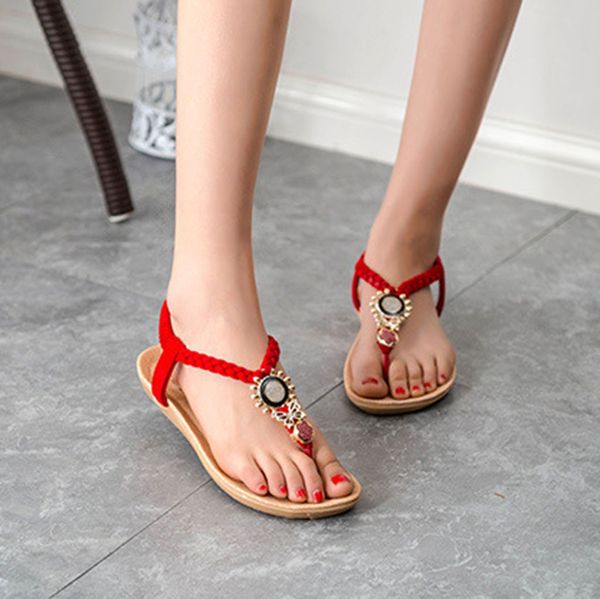 muqgew summer 2019 casual beach shoes sandals women elastic band bohemia girl open toe sweet sandals flat summer shoes for lady, Black
muqgew summer 2019 casual beach shoes sandals women elastic band bohemia girl open toe sweet sandals flat summer shoes for lady, Black