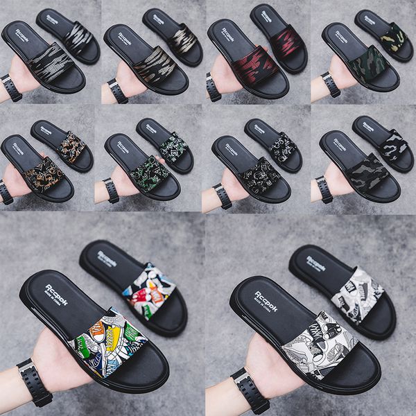 good qualtity men's shoes sandals and slippers street hip-hop new sports tide brand word drag non-slip indoor and outdoor wear beach sh, Black
good qualtity men's shoes sandals and slippers street hip-hop new sports tide brand word drag non-slip indoor and outdoor wear beach sh, Black