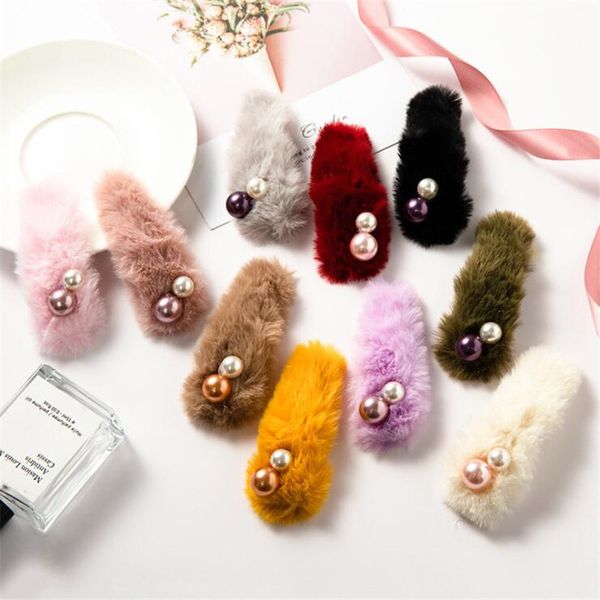 winter new cute plush pearl hairpins women girls kids hair clips bobby pins accessories for children hairgrip barrette hairclip, Black;brown
winter new cute plush pearl hairpins women girls kids hair clips bobby pins accessories for children hairgrip barrette hairclip, Black;brown