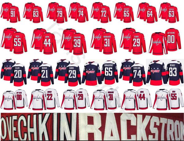 custom 2018 washington capitals 65 andre burakovsky 72 travis boyd 74 john carlson 79 nathan walker 83 jay beagle 91 tyler graovac jersey, Black;red
custom 2018 washington capitals 65 andre burakovsky 72 travis boyd 74 john carlson 79 nathan walker 83 jay beagle 91 tyler graovac jersey, Black;red