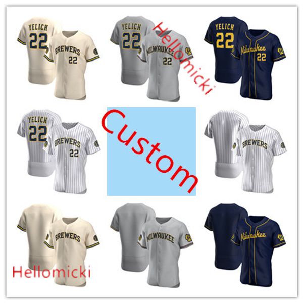 2020 style custom #22 christian yelich baseball jersey 6 lorenzo cain 3 orlando arcia 8 ryan braun 71 josh hader jersey, Black
2020 style custom #22 christian yelich baseball jersey 6 lorenzo cain 3 orlando arcia 8 ryan braun 71 josh hader jersey, Black