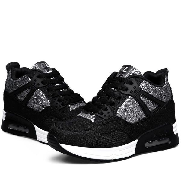 women platform wedge heels casual shoes spring autumn sneakers women high heel casual shoes height increasing woman ankle boots, Black
women platform wedge heels casual shoes spring autumn sneakers women high heel casual shoes height increasing woman ankle boots, Black