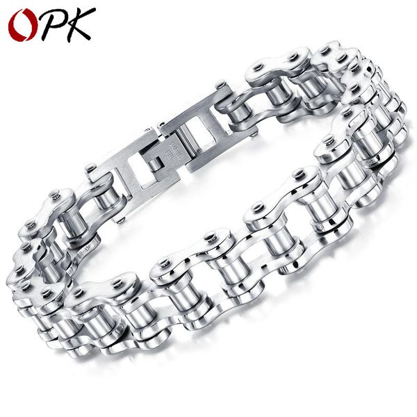 man bracelet personality locomotive factory outlet titanium steel chain rock style bike chain stainless steel bracelet, Black
man bracelet personality locomotive factory outlet titanium steel chain rock style bike chain stainless steel bracelet, Black