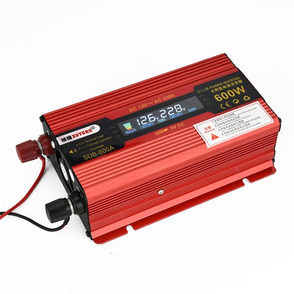 600w car inverter 12v 220v power voltage usb with led display inverters dc12v to ac220v converter auto charger solar adapter
600w car inverter 12v 220v power voltage usb with led display inverters dc12v to ac220v converter auto charger solar adapter