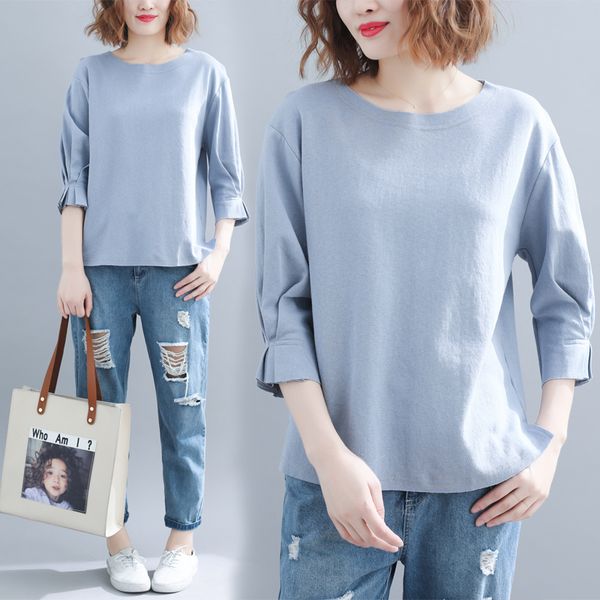 by code suit-dress fat mm dress literature round neck cotton seven part sleeve t shi xian is thin and hides meat. jacket woman, Black;brown
by code suit-dress fat mm dress literature round neck cotton seven part sleeve t shi xian is thin and hides meat. jacket woman, Black;brown