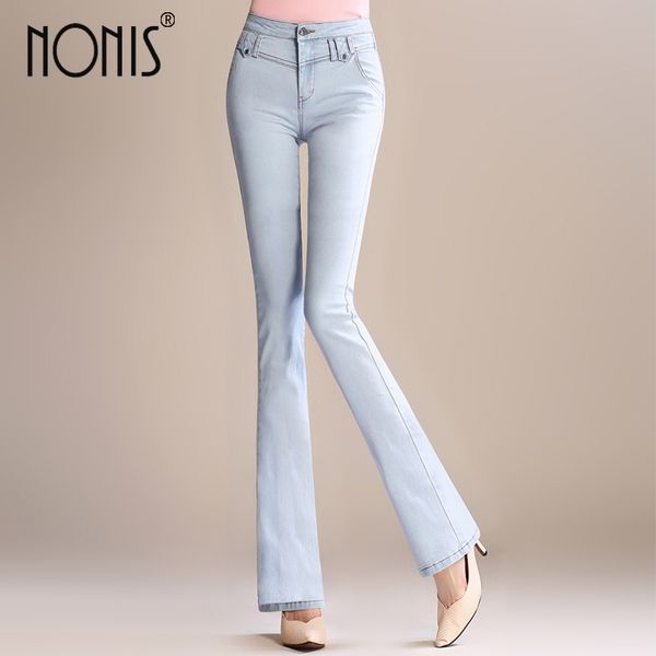 nonis 2017 high waist jeans women vintage skinny jeans female slim elastic pants women denim pants plus size three color, Blue
nonis 2017 high waist jeans women vintage skinny jeans female slim elastic pants women denim pants plus size three color, Blue