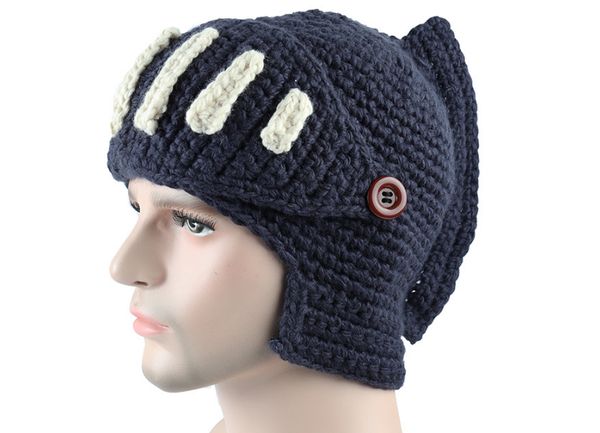 winter roman knight knit hat face neck wind handmade cotton hat gladiator masks cap beanies leisure, Blue;gray
winter roman knight knit hat face neck wind handmade cotton hat gladiator masks cap beanies leisure, Blue;gray