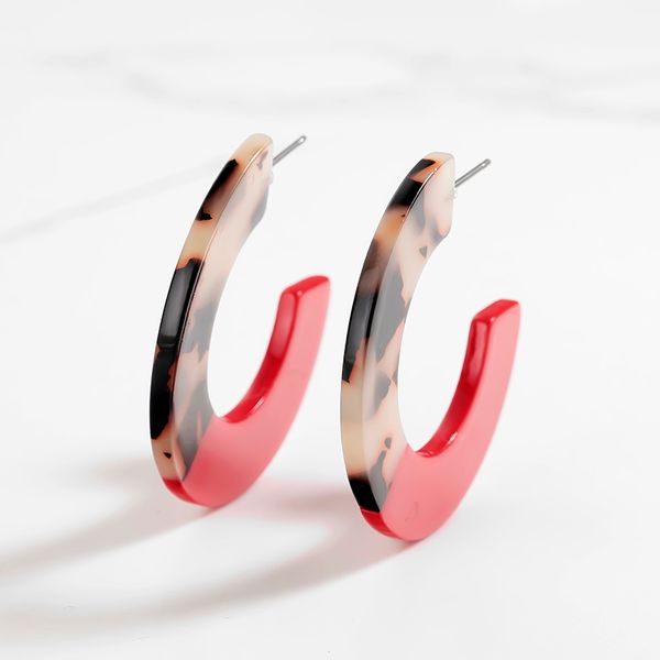 new tortoiseshell leopard c splice hoop earrings for women acrylic resin earrings hoops jewelry pendientes aros mujer moda 2019, Golden
new tortoiseshell leopard c splice hoop earrings for women acrylic resin earrings hoops jewelry pendientes aros mujer moda 2019, Golden