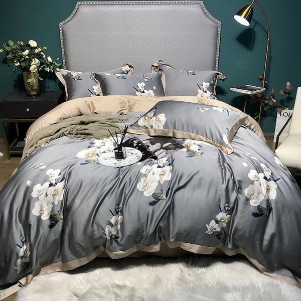 50 reactive printing flower bedding set king size tencel bed sheet set pastoral duvet cover pillowcase
50 reactive printing flower bedding set king size tencel bed sheet set pastoral duvet cover pillowcase