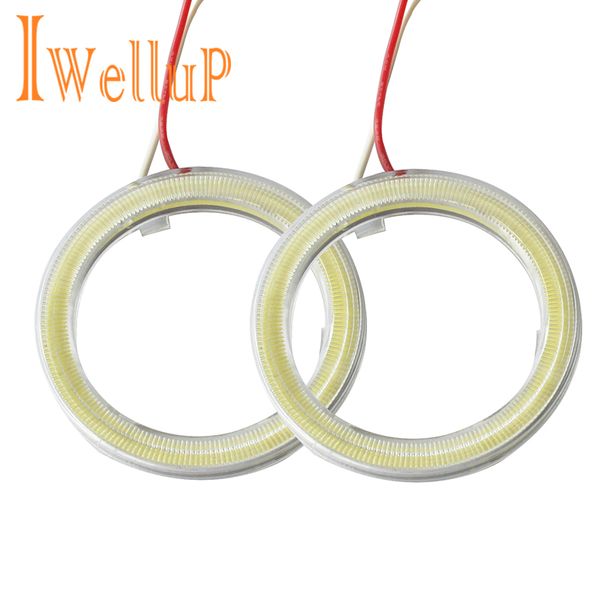 

1 pair car angel eyes led car halo ring lights led angel eyes headlight for auto moto moped scooter motorcycle dc 12v 3w