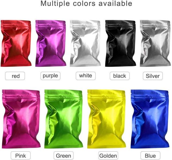 100pcs smell proof front clear plastic aluminum foil zipper storage bag translucent flat mylar frosted packaging pouch mix colors
100pcs smell proof front clear plastic aluminum foil zipper storage bag translucent flat mylar frosted packaging pouch mix colors