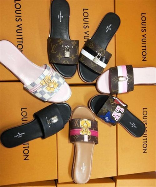 

2018 мода новые женщины тапочки обувь женщина сандалии кожа слайды sapatos femininos zapatos muj