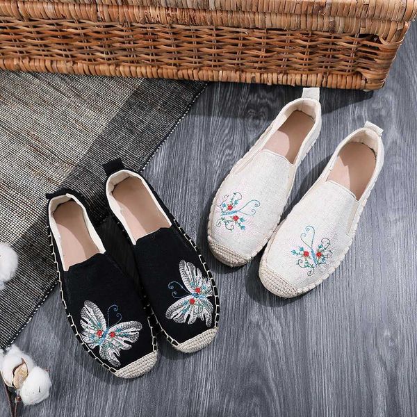 spring & autumn women cloth shoes chinese style fisherman straw shoes embroidery breathable cotton fabric causal slip-on cai die, Black
spring & autumn women cloth shoes chinese style fisherman straw shoes embroidery breathable cotton fabric causal slip-on cai die, Black