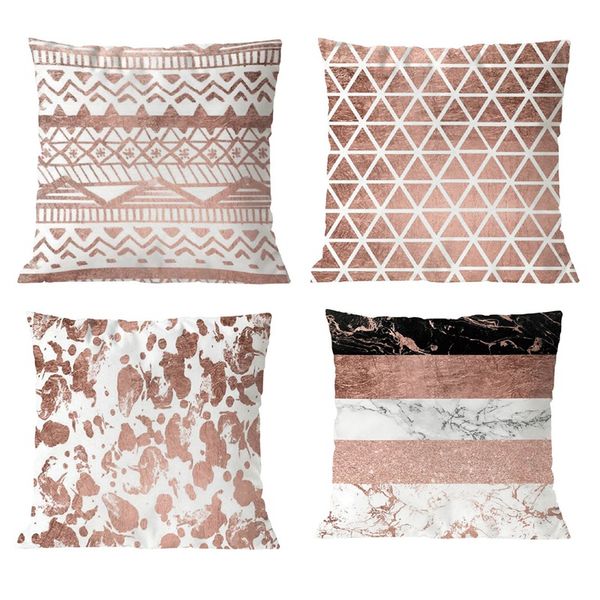 set of 4pcs pink geometric striped flower throw pillow case cushion cover home sofa decor 45 x 45cm
set of 4pcs pink geometric striped flower throw pillow case cushion cover home sofa decor 45 x 45cm