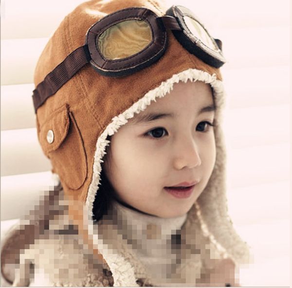 new fashion hats child pilot hat earmuffs beanies kids autumn winter warm earflap ear protection cap child accessories, Yellow
new fashion hats child pilot hat earmuffs beanies kids autumn winter warm earflap ear protection cap child accessories, Yellow