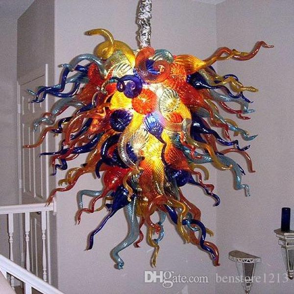 colorful 100% mouth blown borosilicate murano glass pendant light art stair light villa living room ceiling lamp
colorful 100% mouth blown borosilicate murano glass pendant light art stair light villa living room ceiling lamp