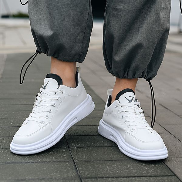 2020 spring new korean version of casual men's wild male students vibrato white shoes red fashion network explosion models, Black
2020 spring new korean version of casual men's wild male students vibrato white shoes red fashion network explosion models, Black