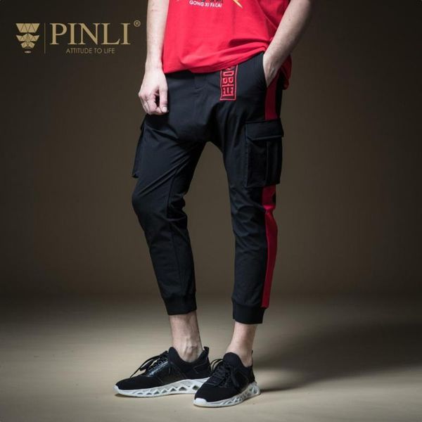men's pants pinli 2021 summer discount clearance slim little feet color block big pocket embroidered pencil casual men harem, Black
men's pants pinli 2021 summer discount clearance slim little feet color block big pocket embroidered pencil casual men harem, Black