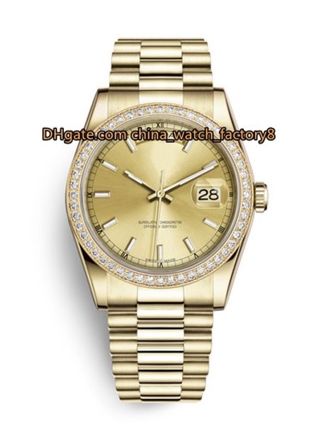 18 style watch 36mm day-date 118238 118235 diamond 18k gold president asia 2813 movement automatic mens woman watches, Slivery;brown
18 style watch 36mm day-date 118238 118235 diamond 18k gold president asia 2813 movement automatic mens woman watches, Slivery;brown