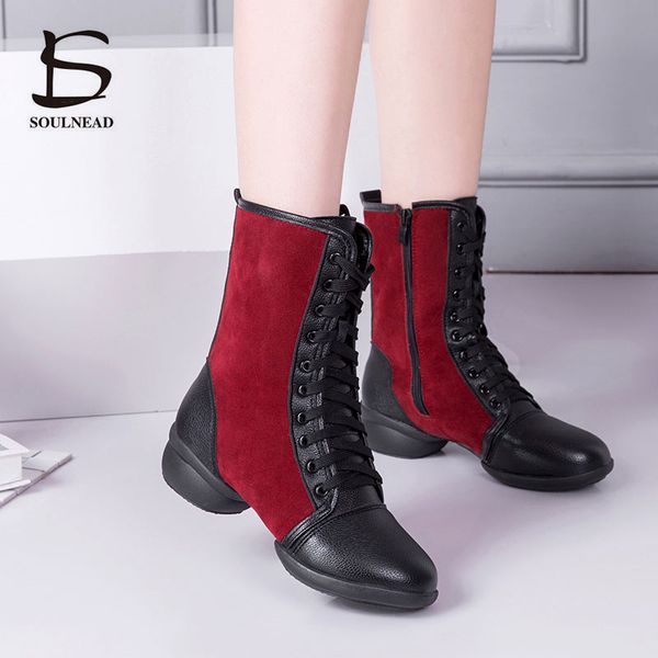 new arrival dance boots women modern jazz dance sneaker suede leather splice winter spring autumn ladies girl square shoes
new arrival dance boots women modern jazz dance sneaker suede leather splice winter spring autumn ladies girl square shoes
