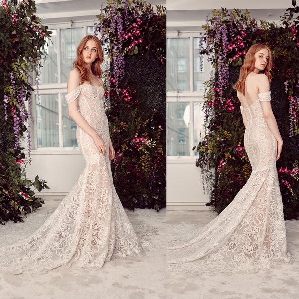 luxury mermaid rita vinieris wedding dresses off shoulder sleeveless tulle lace applique wedding gown sweep train custom robe de mariée, White
luxury mermaid rita vinieris wedding dresses off shoulder sleeveless tulle lace applique wedding gown sweep train custom robe de mariée, White
