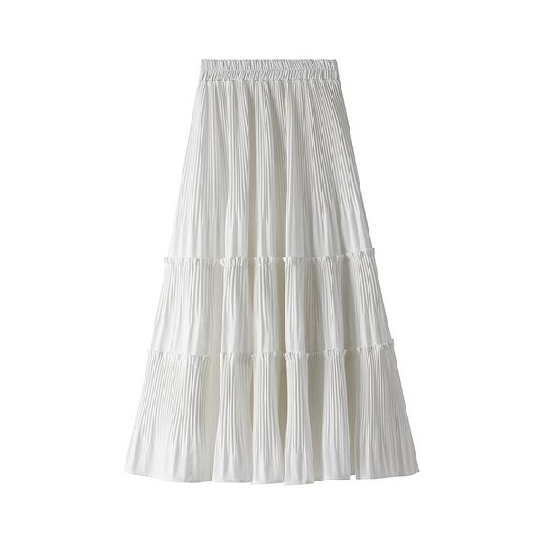 spring boho long pleated skirts autumn thick patchwork solid white black draped a-line mid-calf long skirts
spring boho long pleated skirts autumn thick patchwork solid white black draped a-line mid-calf long skirts