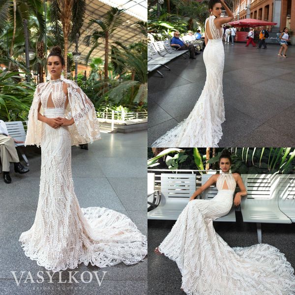 2019 mermaid wedding dresses with detachable wrap lace appliqued hollow back sweep train beach wedding dress custom plus size bridal gowns, White
2019 mermaid wedding dresses with detachable wrap lace appliqued hollow back sweep train beach wedding dress custom plus size bridal gowns, White
