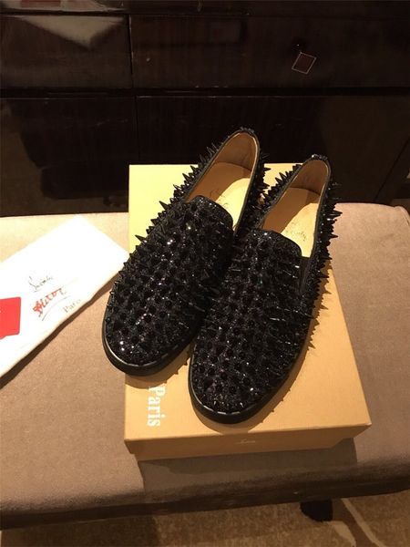 fashion luxury red bottom shoes men's platform shoes red soles boots non-slip wear-resistant men's and women's casual shoes c, Black
fashion luxury red bottom shoes men's platform shoes red soles boots non-slip wear-resistant men's and women's casual shoes c, Black