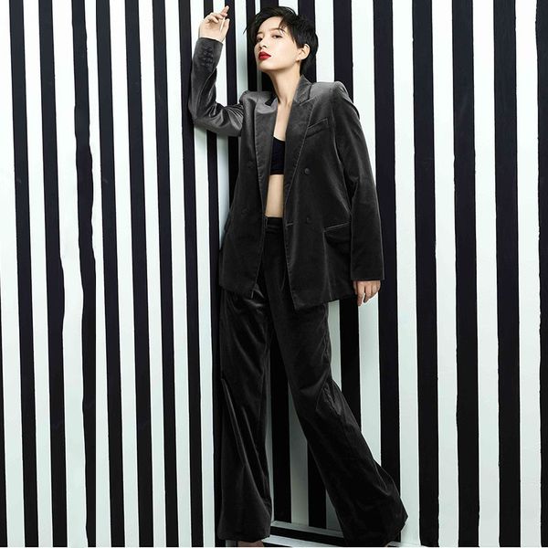 women's suit women's fashion slim suit two-piece jacket with trousers set high-end business casual recommended, White;black
women's suit women's fashion slim suit two-piece jacket with trousers set high-end business casual recommended, White;black