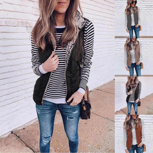 2020 women's spring soft sherpa fleece vest zip up lined stand collar fashion vest lightweight warm waistcoat with pockets, Black;white
2020 women's spring soft sherpa fleece vest zip up lined stand collar fashion vest lightweight warm waistcoat with pockets, Black;white