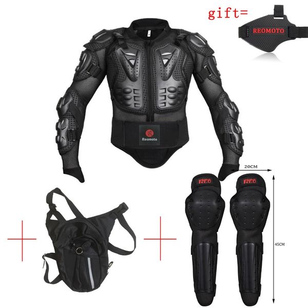 motorcycle full body armor jacket+motorcycle shifter cover boot protector+motocross leg bag+moto kneepads 1set together
motorcycle full body armor jacket+motorcycle shifter cover boot protector+motocross leg bag+moto kneepads 1set together