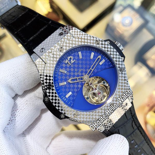 new big size 43mm steel case blue texture dial automatic tourbillon mens watch leather/rubber strap sport watches hello_watch 7 color, Slivery;brown
new big size 43mm steel case blue texture dial automatic tourbillon mens watch leather/rubber strap sport watches hello_watch 7 color, Slivery;brown