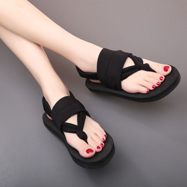 sweat absorption beach anti slip flat shockproof soft casual outdoor comfortable daily women flip flops shopping rubber sole, Black
sweat absorption beach anti slip flat shockproof soft casual outdoor comfortable daily women flip flops shopping rubber sole, Black