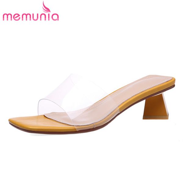 memunia 2020 pvc transparent slipper women 4cm heel european style summer slipper ladies casual party shoes, Black
memunia 2020 pvc transparent slipper women 4cm heel european style summer slipper ladies casual party shoes, Black