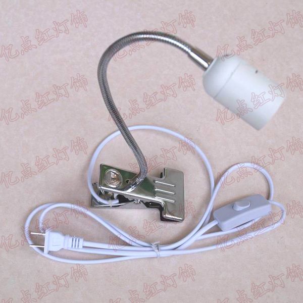 E27 Clip Lamp Holder with Switch Socket Converter Adapters Holders with Universal Metal Hose for LED Table Lamp
E27 Clip Lamp Holder with Switch Socket Converter Adapters Holders with Universal Metal Hose for LED Table Lamp