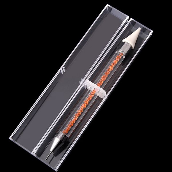 dual-ended nail art dotting pen crystal beads handle studs picker wax pencil diy manicure decor tool ---ms, Silver
dual-ended nail art dotting pen crystal beads handle studs picker wax pencil diy manicure decor tool ---ms, Silver