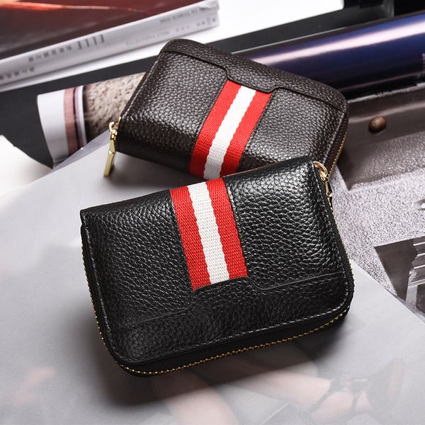 leather small card bag for women multi position men and women zipper organ zero wallet clip business card bag wallets, Red;black
leather small card bag for women multi position men and women zipper organ zero wallet clip business card bag wallets, Red;black