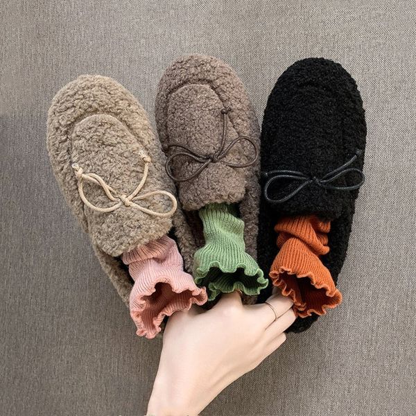 round toe women's shoes platform casual female sneakers slip-on bow-knot modis loafers fur clogs new moccasin slip on butterfly, Black
round toe women's shoes platform casual female sneakers slip-on bow-knot modis loafers fur clogs new moccasin slip on butterfly, Black