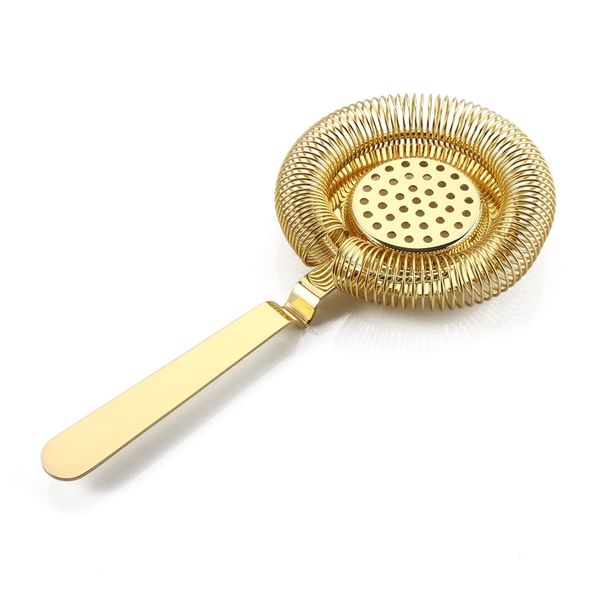 premium hawthorne bar strainer in 18-8 (#304) stainless steel, golden plated finish, high grade cocktail barware / tools other bar products
premium hawthorne bar strainer in 18-8 (#304) stainless steel, golden plated finish, high grade cocktail barware / tools other bar products