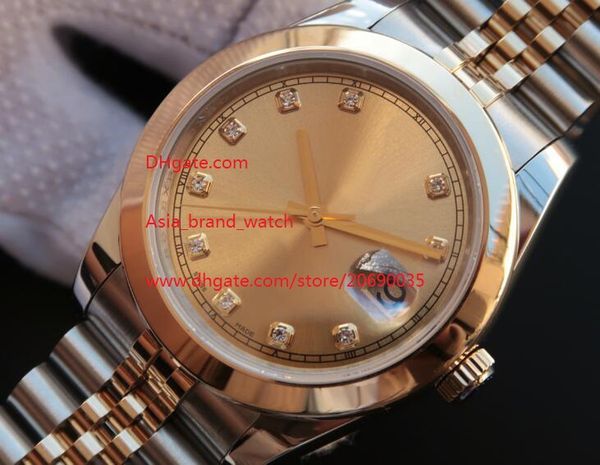 factory supplier quality wristwatch asia 2813 movement automatic stainless 41mm 126303 wrist mens men's watch watches, Slivery;brown
factory supplier quality wristwatch asia 2813 movement automatic stainless 41mm 126303 wrist mens men's watch watches, Slivery;brown