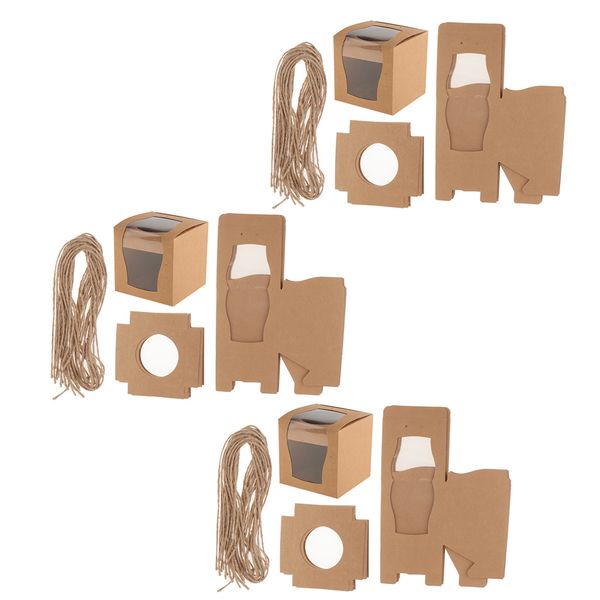 36/set kraft cake cupcake boxes bakery box with widow/ribbon wedding party favors
36/set kraft cake cupcake boxes bakery box with widow/ribbon wedding party favors
