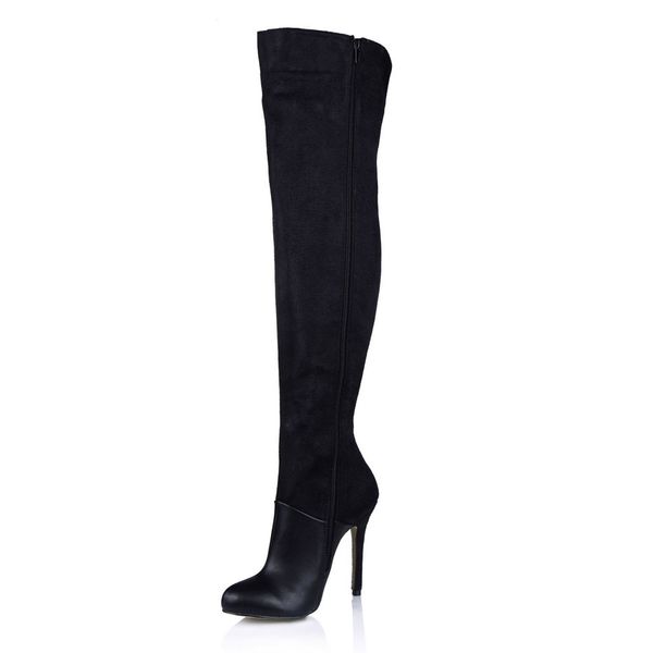 party stiletto high heel women over-the-knee boots hiver bottes cuissard femmes talon haut aiguille soiree yj0640cbt-z3, Black
party stiletto high heel women over-the-knee boots hiver bottes cuissard femmes talon haut aiguille soiree yj0640cbt-z3, Black