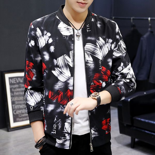 men floral jacket 2019 autumn men jacket coat man hip hop streetwear club outfit coat bomber plus size 6xl, Black;brown
men floral jacket 2019 autumn men jacket coat man hip hop streetwear club outfit coat bomber plus size 6xl, Black;brown