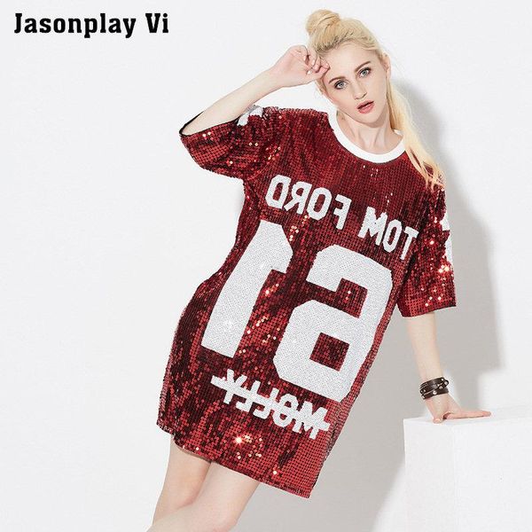 wholesale- jasonplay vi & korean style loose hip-hop t-shirts 2017 summer sequined dress women casual long design harajuku tees, White
wholesale- jasonplay vi & korean style loose hip-hop t-shirts 2017 summer sequined dress women casual long design harajuku tees, White