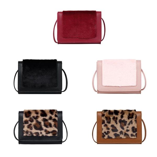 crossbody bags women elegant portable pu leather leopard plush splicing shoulder messenger sling handbag ladies purse
crossbody bags women elegant portable pu leather leopard plush splicing shoulder messenger sling handbag ladies purse