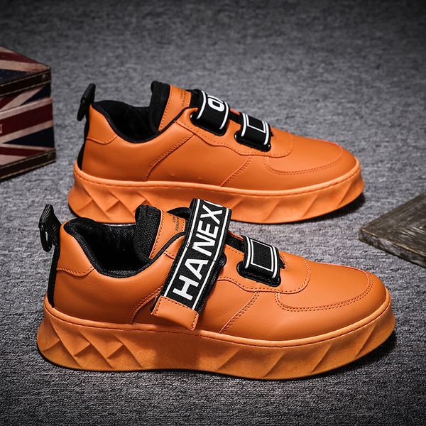 2019 new autumn fashion men's sports and leisure leather panel shoes men's style comfortable thick bottom casual shoes, Black
2019 new autumn fashion men's sports and leisure leather panel shoes men's style comfortable thick bottom casual shoes, Black
