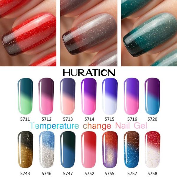 huration temperature change gel 7ml thermal nail color changing holographic gel varnish glitter personal soak off nail design, Red;pink
huration temperature change gel 7ml thermal nail color changing holographic gel varnish glitter personal soak off nail design, Red;pink