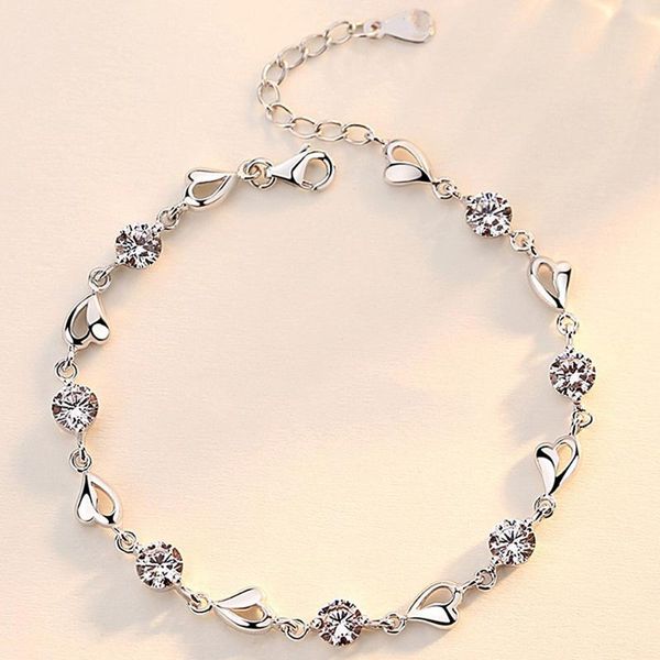 love heart aquamarine crystal zircon diamonds gemstones chain bracelets for women white gold silver color jewelry bijoux gifts, Golden;silver
love heart aquamarine crystal zircon diamonds gemstones chain bracelets for women white gold silver color jewelry bijoux gifts, Golden;silver